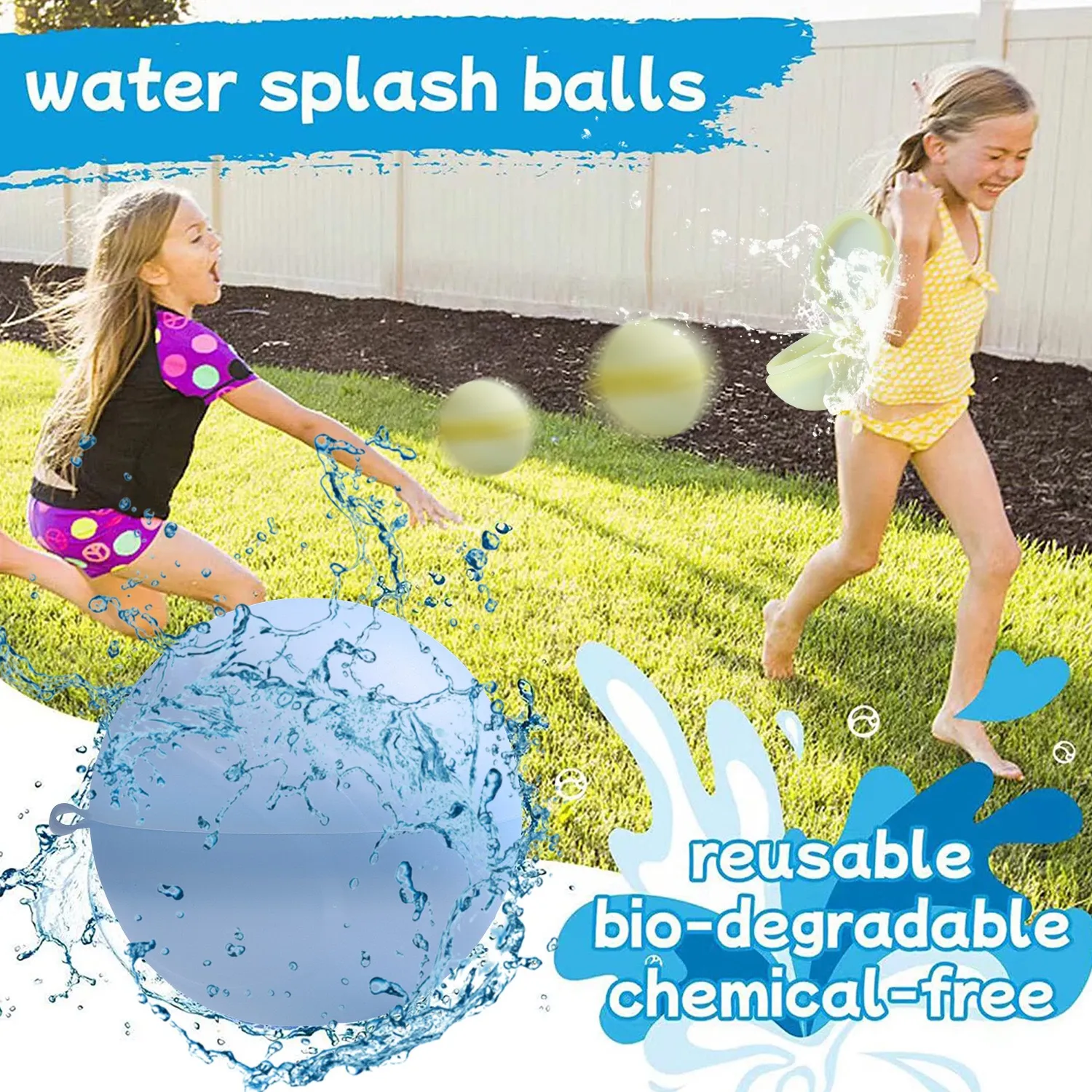 8 Globos De Agua Reutilizables De Silicona – Autollenado, Autocierre Y Multicolor Para Juegos De Verano En Piscina O Playa