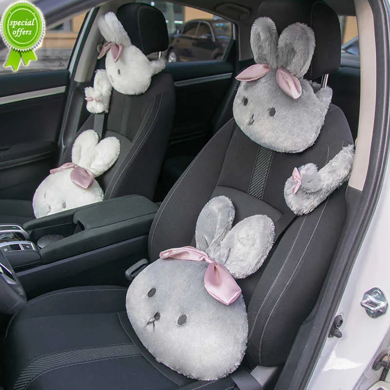 Cartoon Car Neck Pillow Car Headrest Pillow Soft Car Seat Pillow