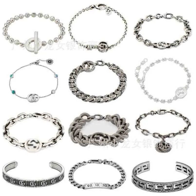 80% de descuento en joyas de diseñador, collar, anillo, pulsera, pulsera, elfo esqueleto antiguo para hombres, mujeres, nuevas joyas