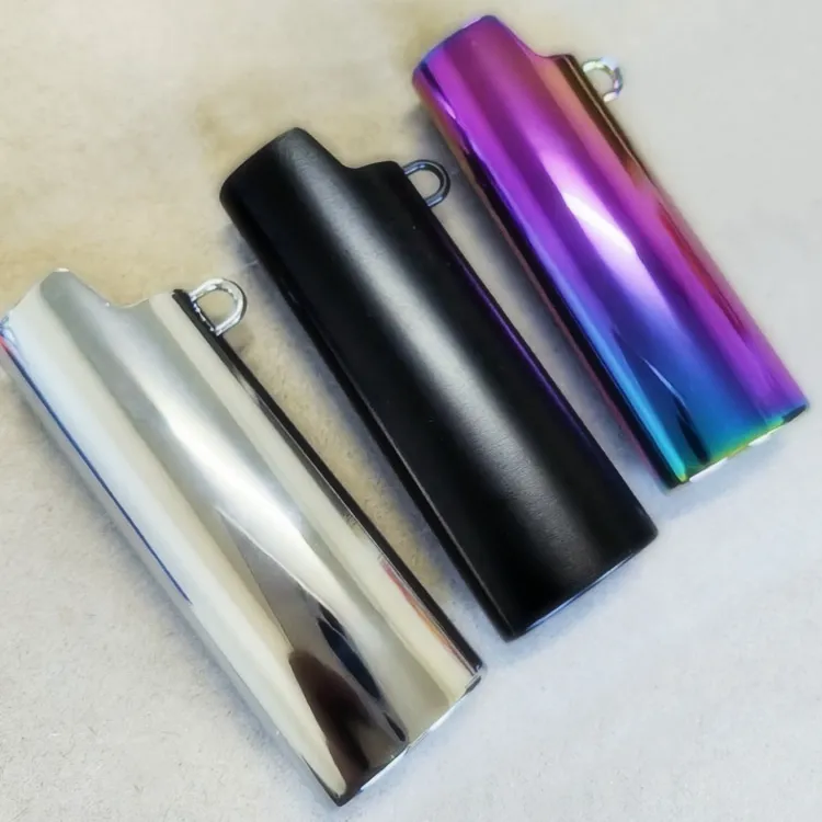 Dernier coloré fumer en alliage de métal J6 étui à briquet boîtier de peau coque de protection manchon de protection portable conception innovante sèche herbe tabac porte-cigarette Shell DHL