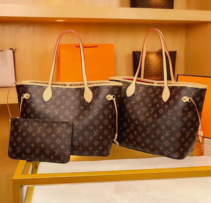 New fashion women handbags ladies designer composite bags lady clutch bag shoulder tote female purse wallet MM size