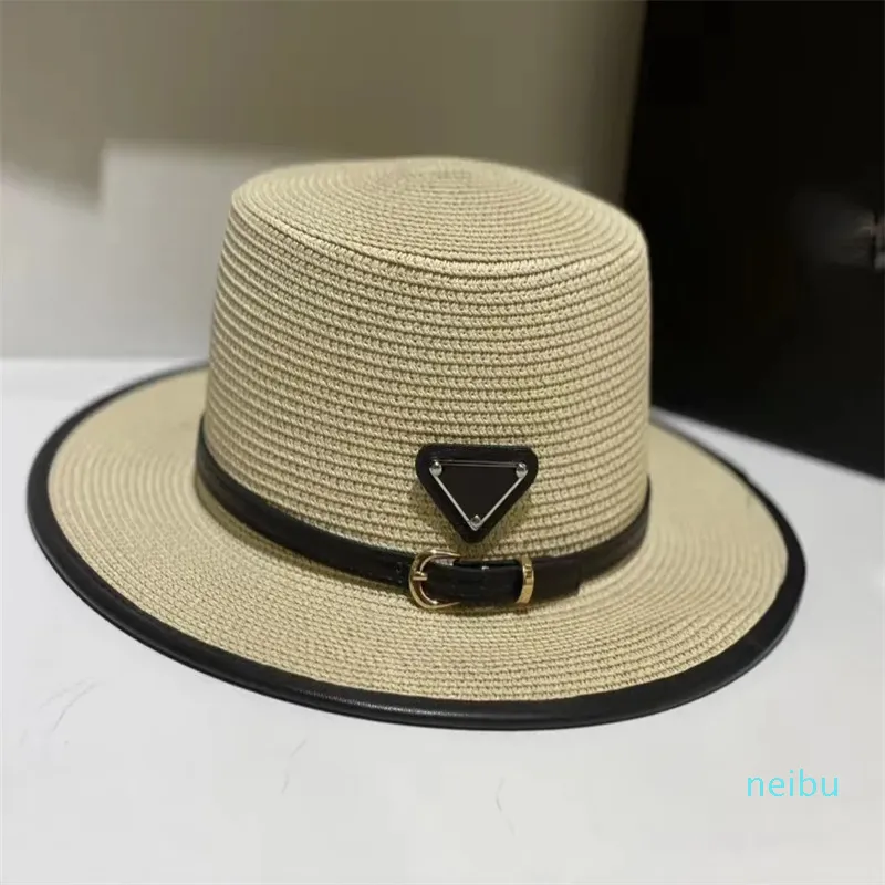 Wholesale 12 Styles Summer unisex sun hat casual vacation Panama straw hat women wide brim Beach jazz men hats Foldable Chapeau