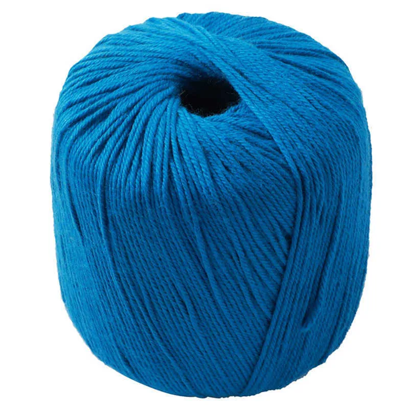 Yarn Tricoted Yarn 50g / balle Silk imprimé en soie acrylique crochet bricolage écharpe palet de jouet matériau