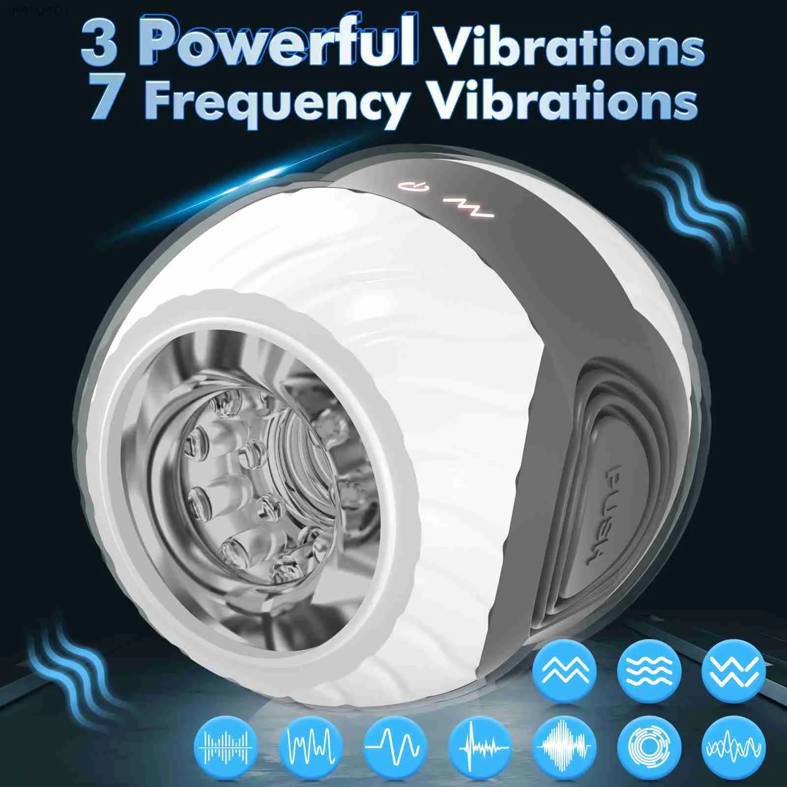 Textured Male Masturbator Stroker: Push Stimulator... From Heijue01, $20.13  | DHgate.Com