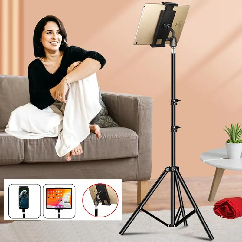 Monopodes Outmix Tripod Tripod Tripod Stack Stand Stand Support support support pour 413 pouces pour iPad Air Pro 12.9 Support de support de support paresseux