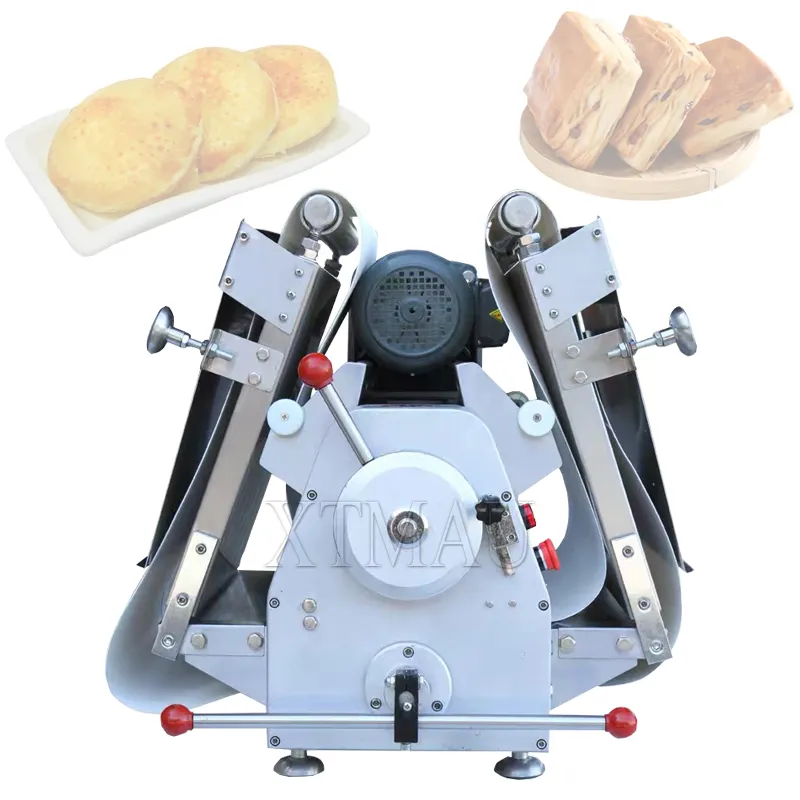 Kommerzielle Croissant-Teigausrollmaschine, Bäckereimaschinen, Tischplatte, automatisch, elektrisch, für kleine Gebäck-Croissants