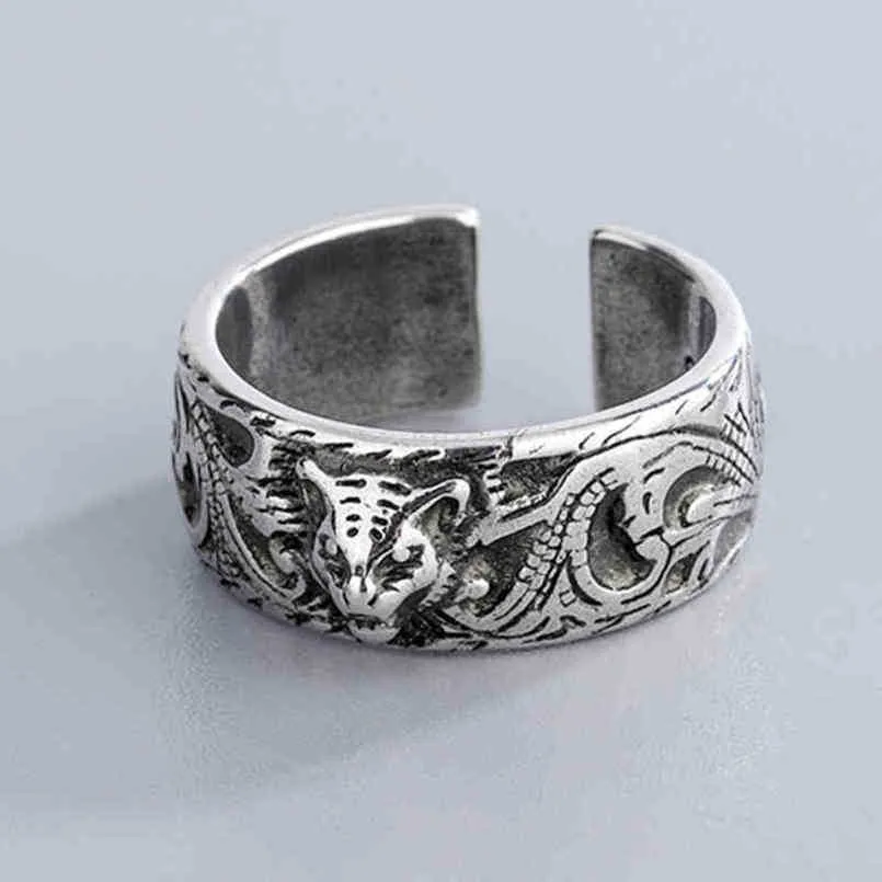 80 % Rabatt auf Designerschmuck, Armband, Halskette, Leoparden-Damenkopf, geschnitztes Muster, Ringöffnung, neuer Schmuck