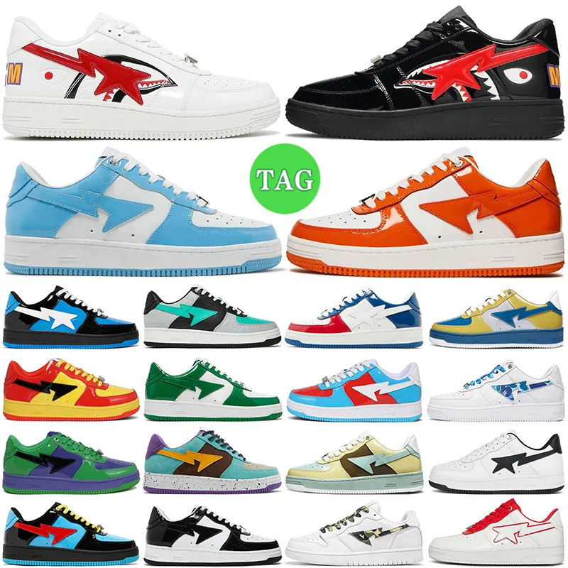 designer schoenen voor mannen vrouwen sk8 sta low Triple Zwart Wit Groen Patent Shark Face Zwart JJJJound Venom heren trainers outdoor casual wandelen joggen