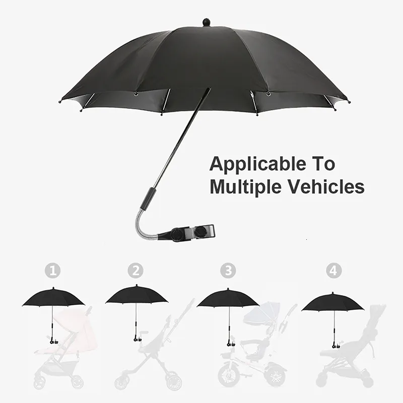 Rotatable Adjustable Umbrella Stroller For Travel Parasol With UV