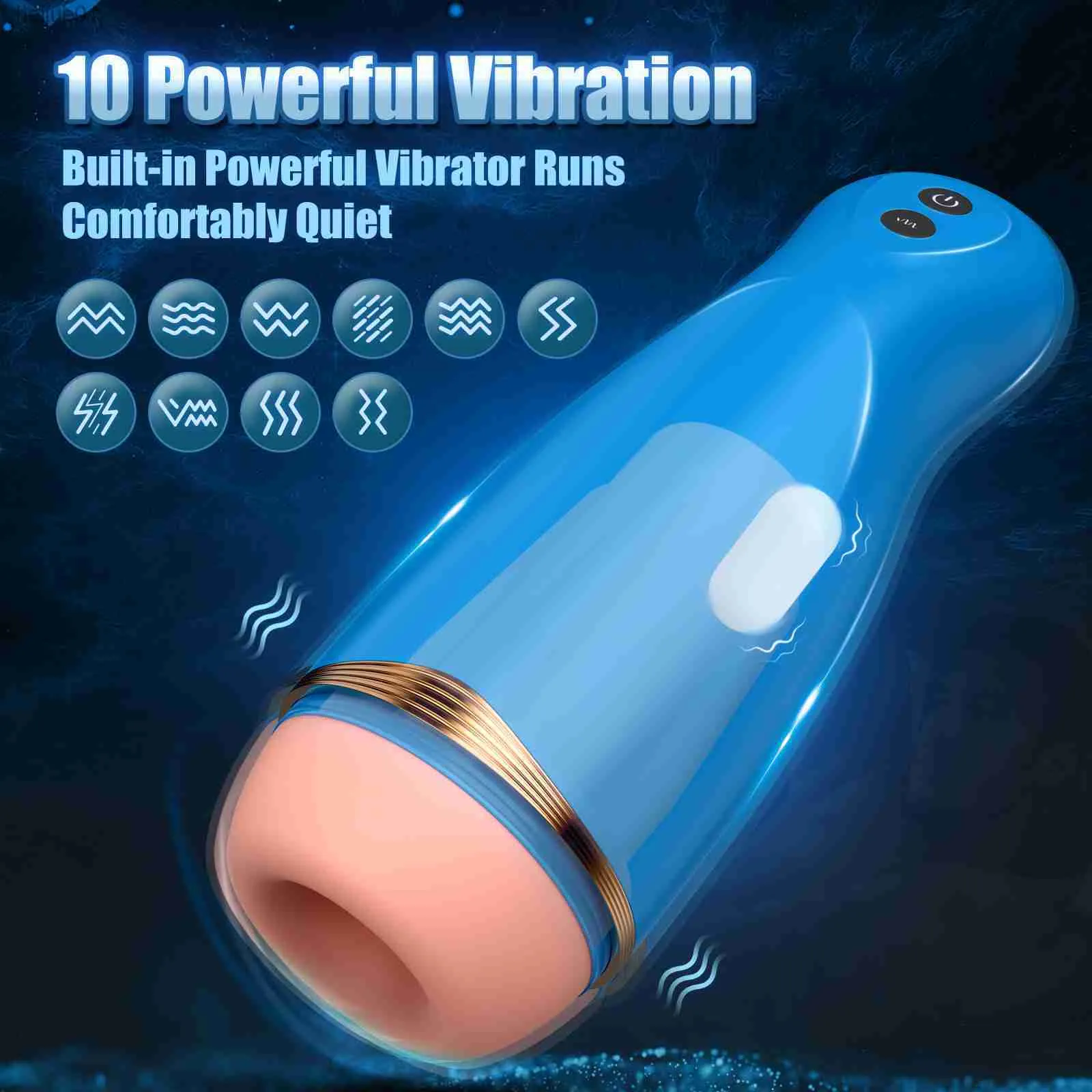 sohimi automatic male masturbator DARK Thrusting & Rotating Male Masturbator