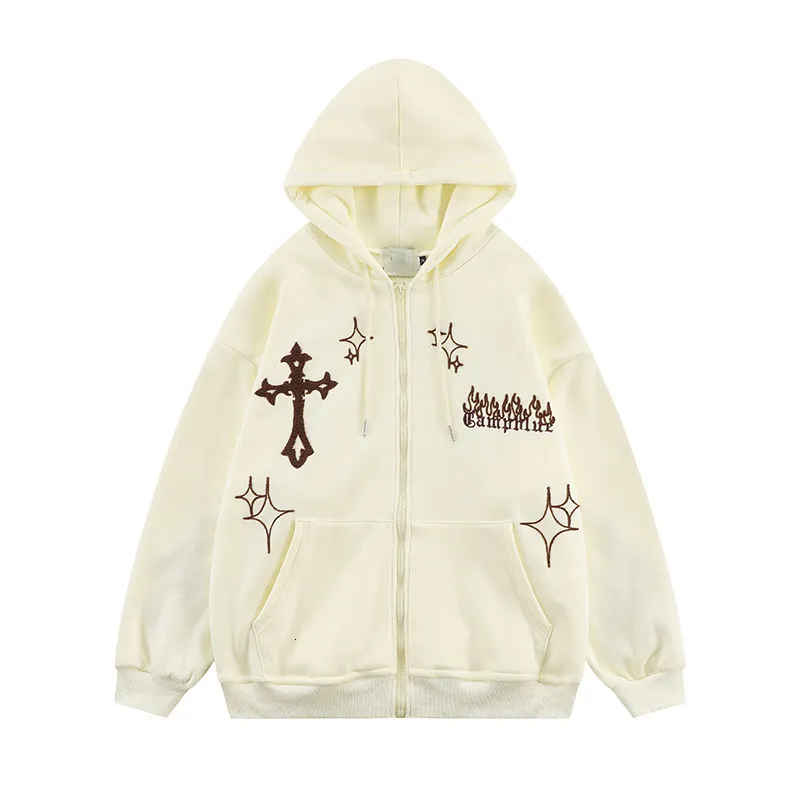 Sweat à capuche rétro Cross High Street pour homme et femme, tendance, design, tendance ..._voghion.com