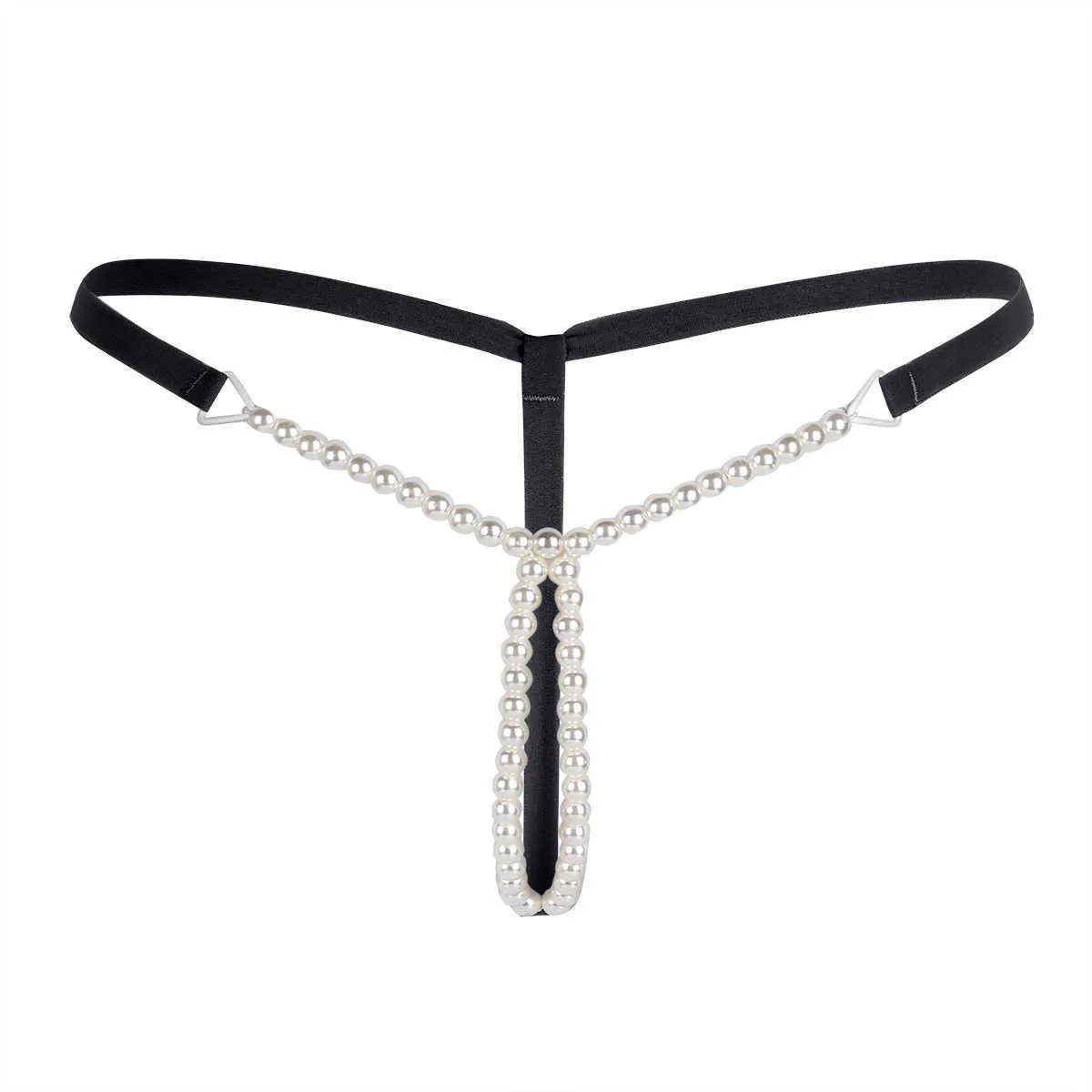 String Sensuel Femme Sans Entrejambe Avec Perles De Massage - Neuf Avec étiquettes