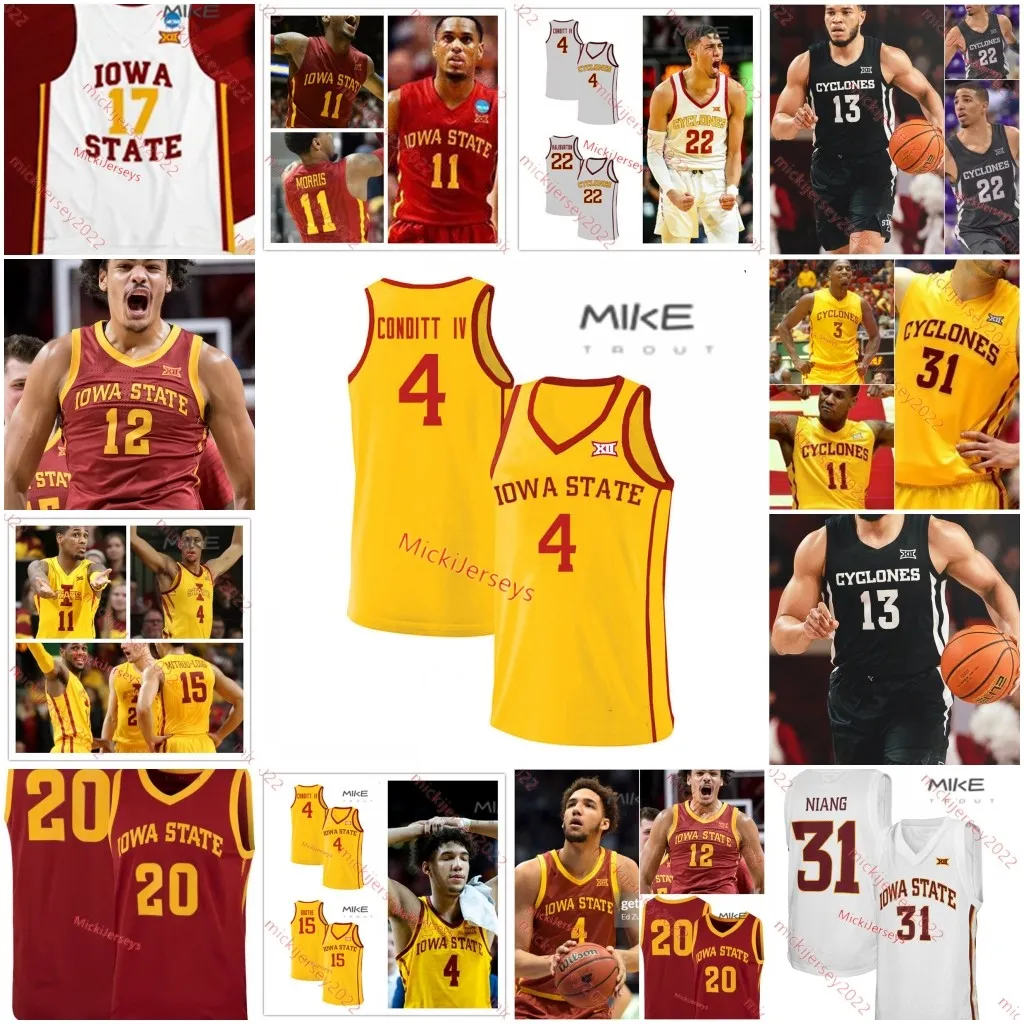Iowa State Cyclones Baloncesto Jersey Tyrese Haliburton Niang