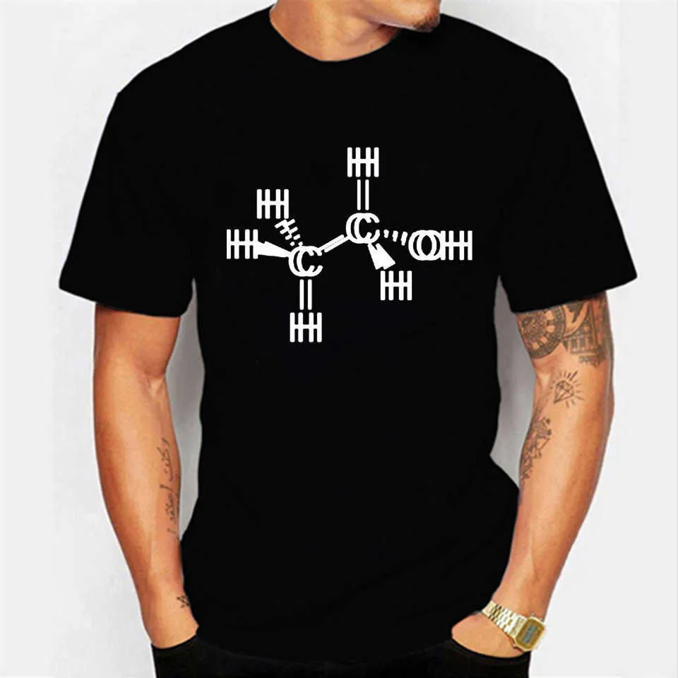 T-Shirts Summer New Fashion Casual Alcohol Molecular Printing Luminous Short Sleeve O-Neck Men's T-shirt P230601