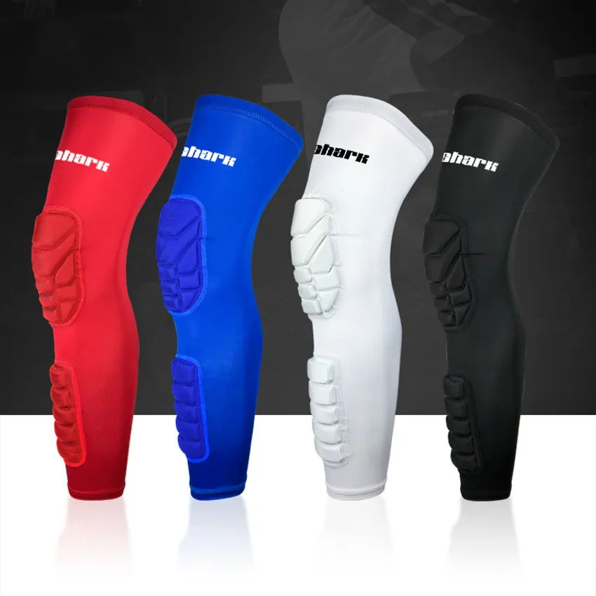 Padded Knee Compression Sleeves Long Leg Sleeve Calf Protection