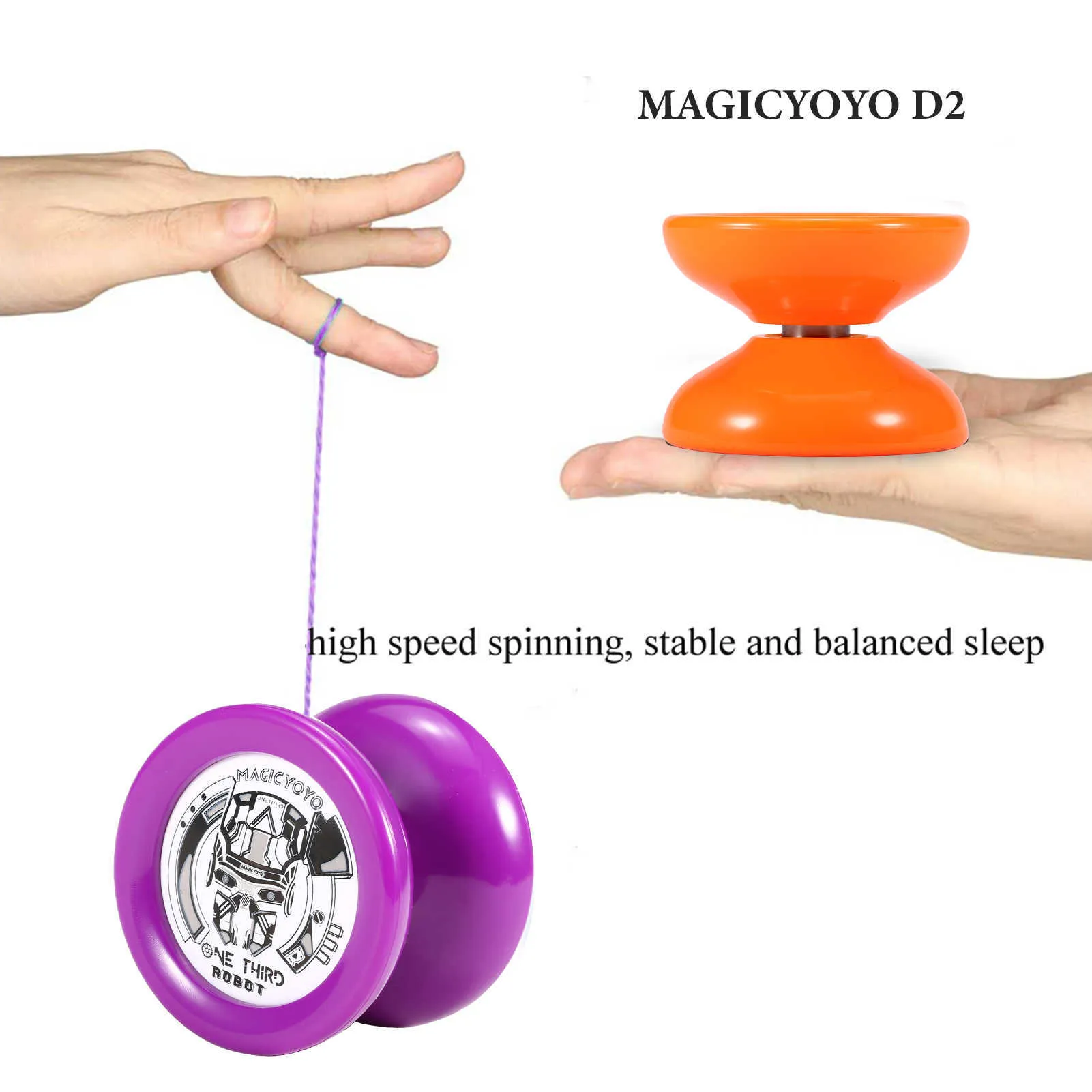 Yoyo Professional Yoyo som bär lättviktad yoyo för amatörer professionella spelare gåva leksak för barn pojkar