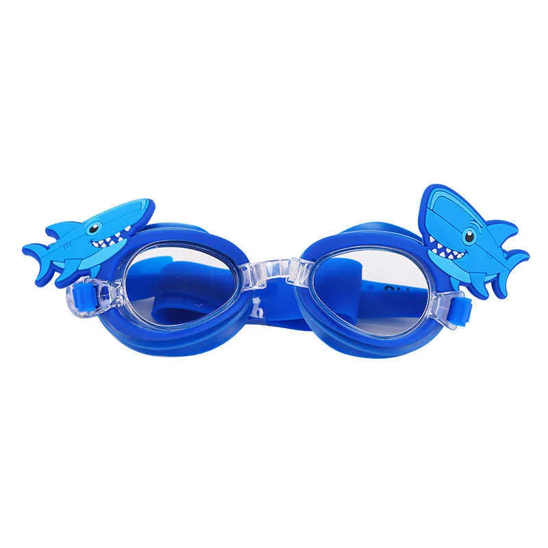 Goggles 2022 Hoge kwaliteit groothandel van kinderbril Hd waterdichte cartoon siliconen zwembril voor mannen en vrouwen P230601