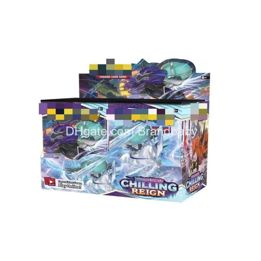 Jeux de cartes Whole Sea Freight 360Pcs Entertainment Collections Jeu de société Battle Cards Elf Anglais Français Espagnol Enfants Col1687321 Dro Dh7Xt