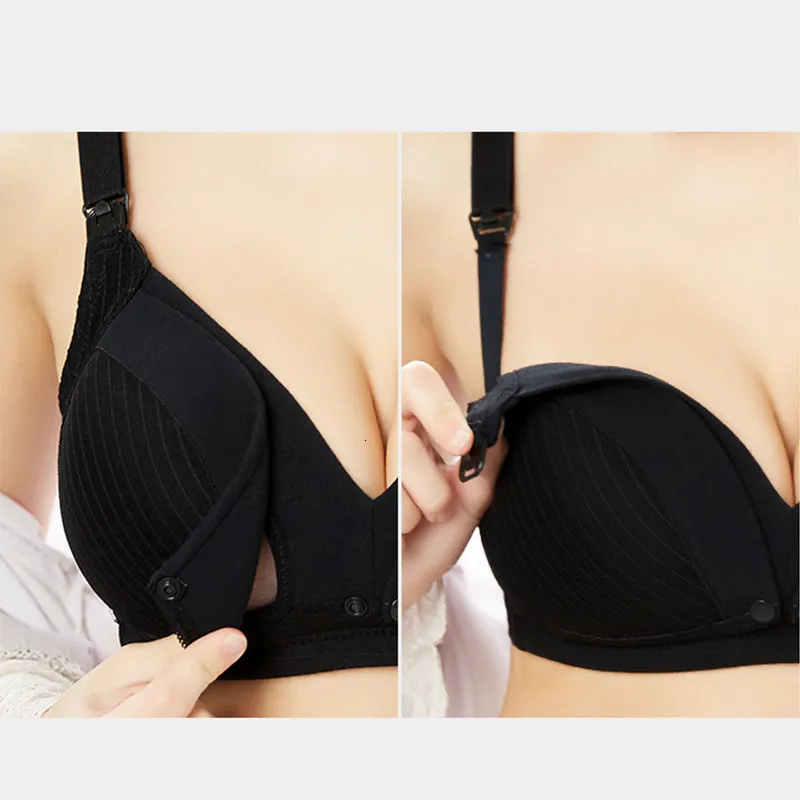 Maternity Nursing Bra Cotton Wire, Lactating, Open Breast, Sleep Bra And  Underwear For Pregnant Women From Pang07, $7.92