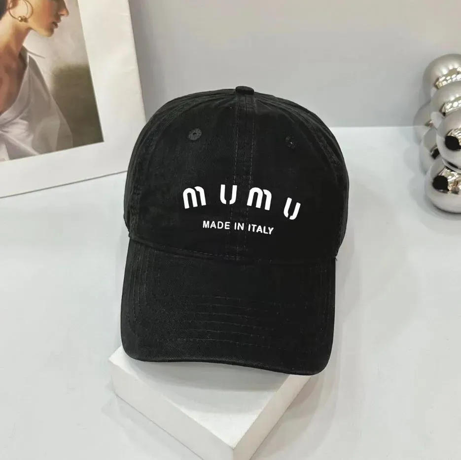 2023 Fashion men's and women's hats outdoor sunscreen casual baseball cap miu letter cap shade outing shopping