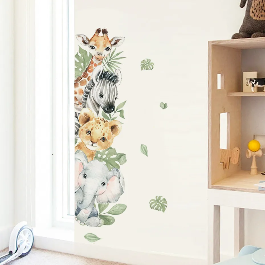 Adesivo Murale 3D A Forma Di Scaffale Per Cameretta Bambini - Decalcomania In PVC 70x50 Cm - Effetto Libreria