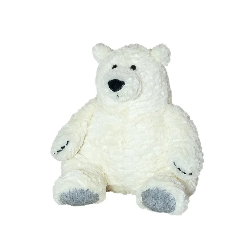 Stofftier Eisbär Figur im Stil Spielzeug weiße Puppe Bär Geschenk