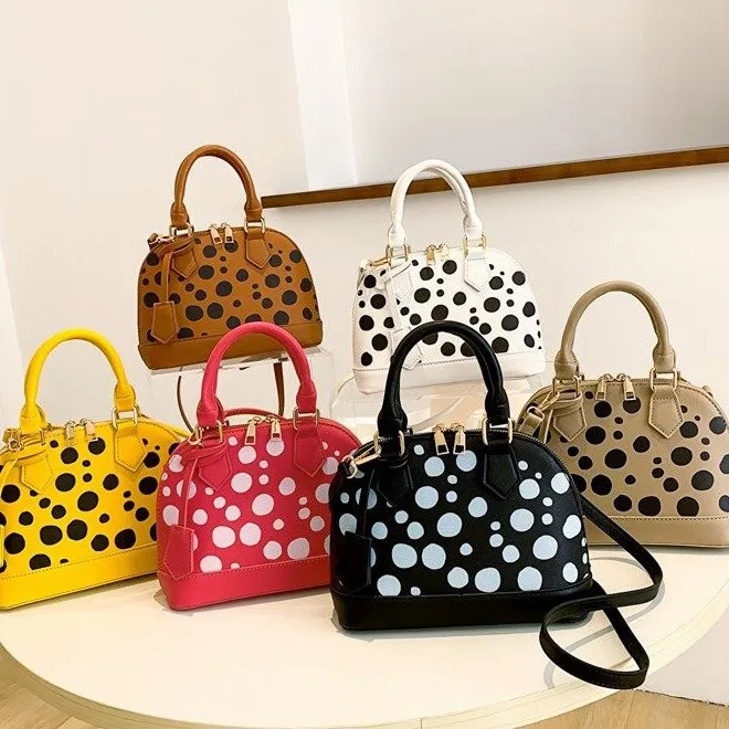 Polka Dot Handbag Women's New Trendy Shell Bag Outdoor Shopping High Quality Crossbody Bags