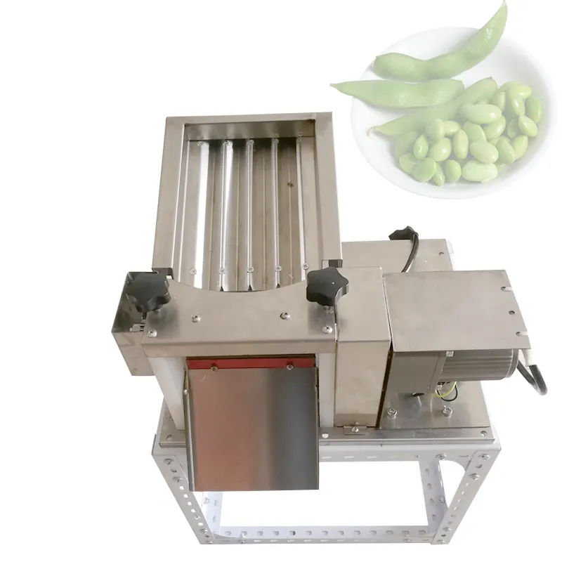 Automatische Edamame-Schälmaschine, grüne Sojabohnen-Schälmaschine, Edamame-Schale-Entfernungsmaschine, Erbsenschälmaschine