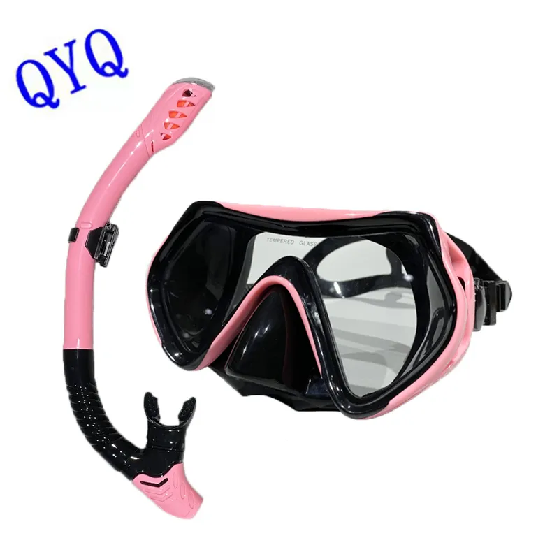 Máscaras de mergulho profissional máscara de mergulho snorkel terno adulto saia de silicone óculos máscara de mergulho 230601