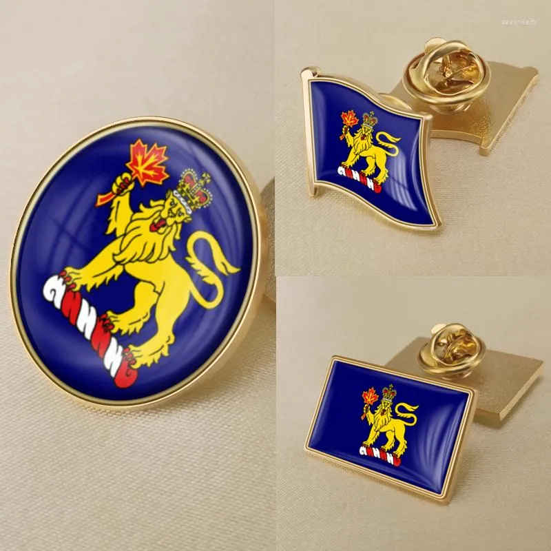 Brooches Coat Of Arms Governor General Canada Flag National Emblem Brooch Badges Lapel Pins