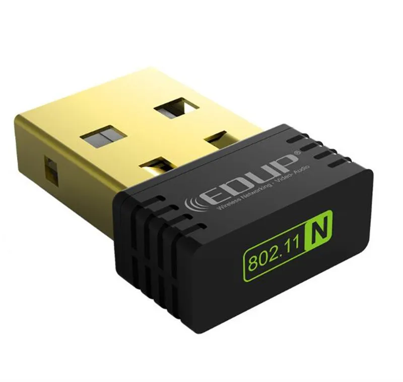 EDUP EP-N8553 MINI USB WIFIアダプター150Mbps 2.4GワイヤレスWi-Fiレシーバー802.11N USBイーサネットアダプターラップトップPC用ネットワークカード