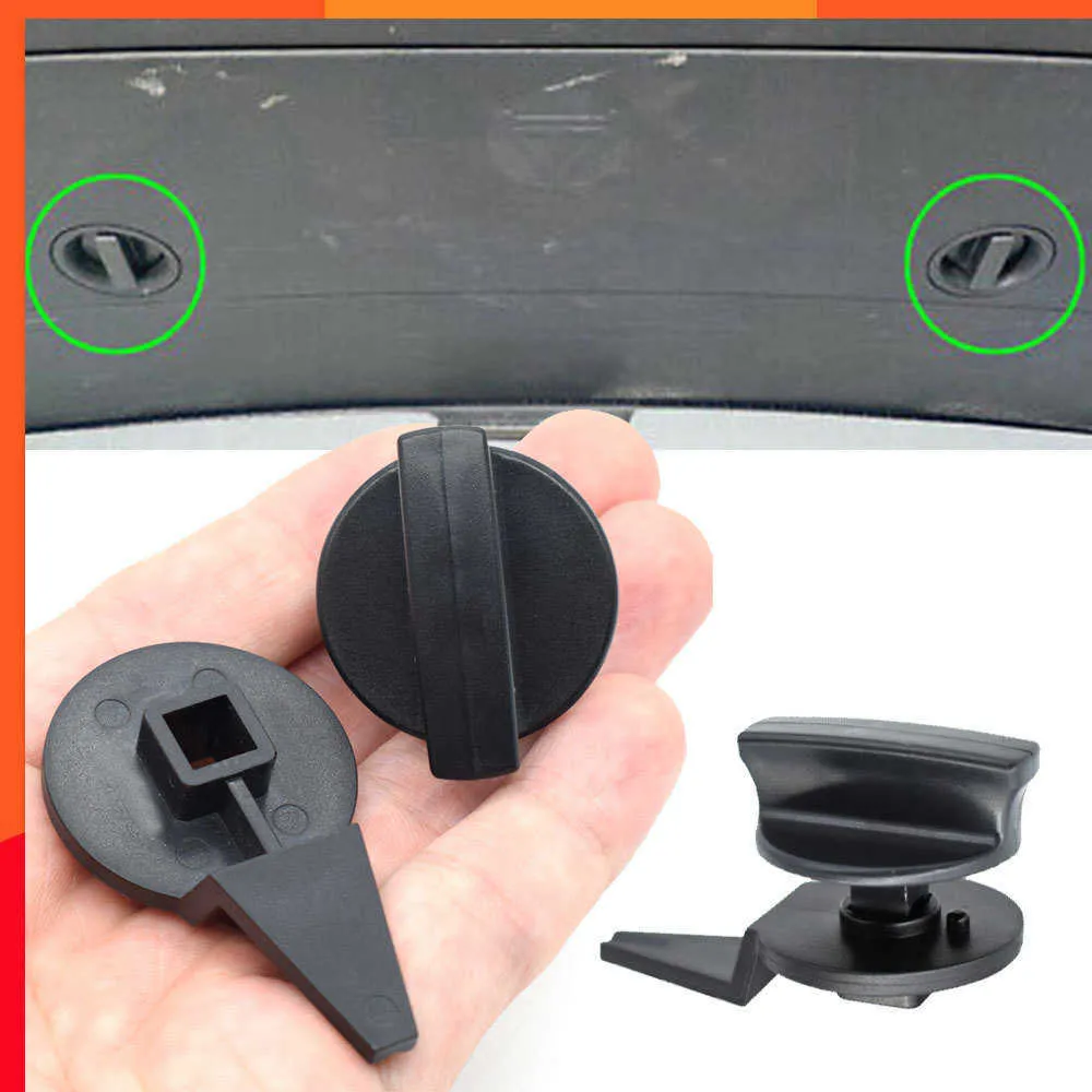 Nieuwe Gevarendriehoek Compartiment Cover Beugel Turn Knop Montage Lock Clip Achterklep voor VW Tiguan 2008-2015 voor Touran 2003-2010