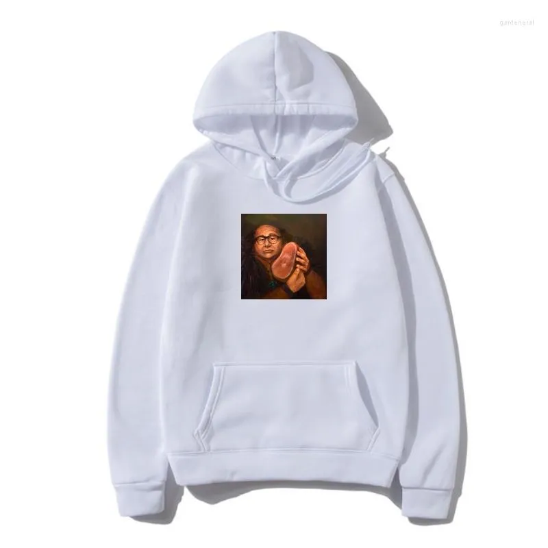 Hoodies voor heren Danny DeVito met zijn geliefde ham Bovenkleding Rum Charlie Day Frank Reynolds Renaissance Acteur Humor Komedie