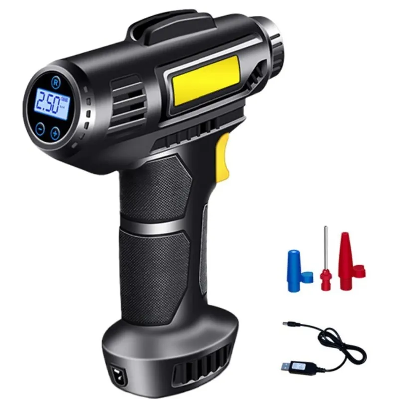 Mini Compresseur Air Voiture 300 PSI - Pompe Gonflage Pneus Automatique Portable Multifonction