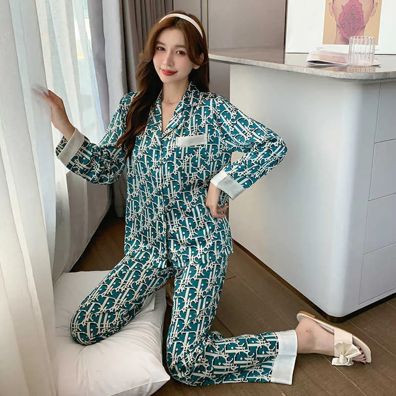 Pijama Sexy De Manga Corta Para Mujer Conjunto De Dormir Estampado