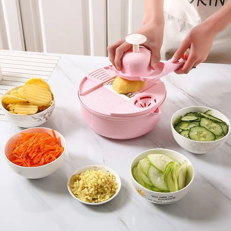 Multifunctional Salad Fruit Vegetable Slicer Cutter-Carrot Potato Chop