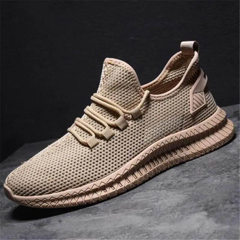 2023 Designer Shoe Top Quality Men Sneakers Flat Male Casual Shoes Bekväma Män Fodon Besvärande Mesh All Match Sport Shoe With Box Storlek 39-44