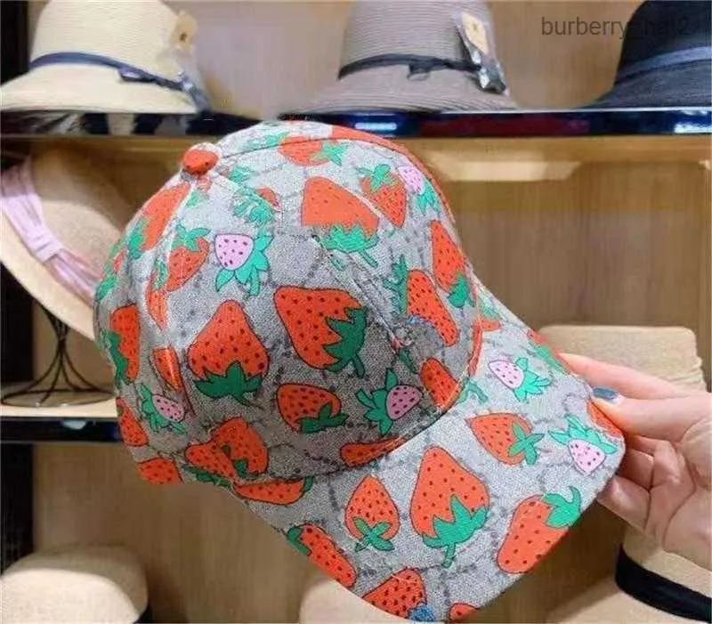 Premium Strawberry Baseball Caps Mens Cotton Cactus Classic Letter Cute Ladies Baseball Caps For Summer Outdoor Activities Adjustable Snapback Cap For Girls And Women With Cute Visor From Burberry hat...