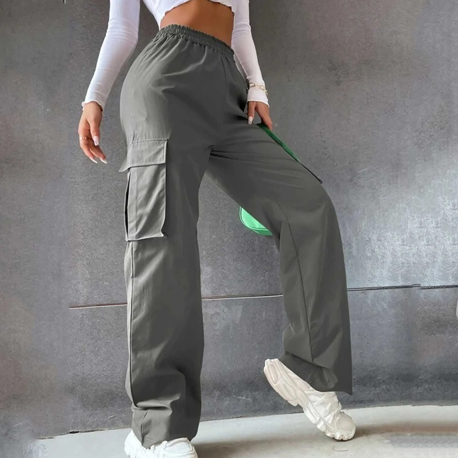 Vintage High Waist Cargo Capris For Women And Men Solid Street Clothing  With Pocket And Wide Leg Spring 2023 Coat Pant For Women P230602 From  Musuo03, $18.89