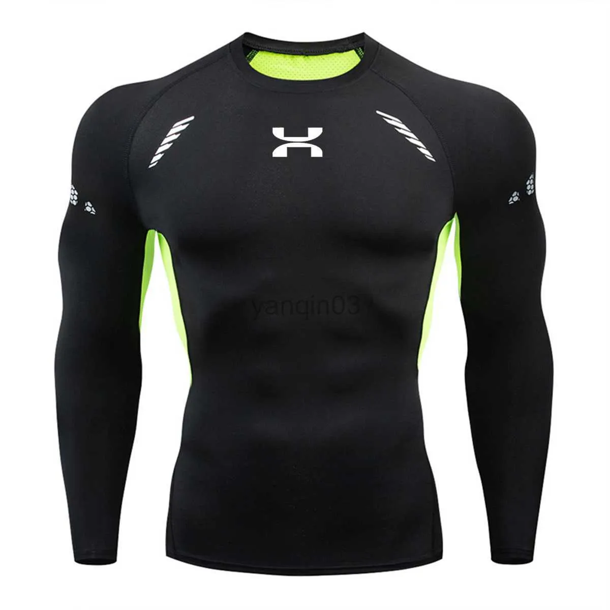 Men's T-Shirts New Brand Long Sleeve T-shirt Sports Men's Running T-shirt Fitness Sportswear Sports Men's Compression Sportswear Clothes J230602