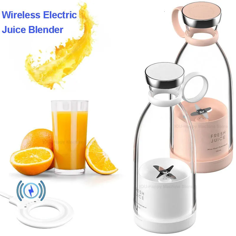 Wireless Charging Electric Juicer Home Mini Portable Blender Fruit Mixers  Extractors Multifunction Juice Maker Machine - AliExpress