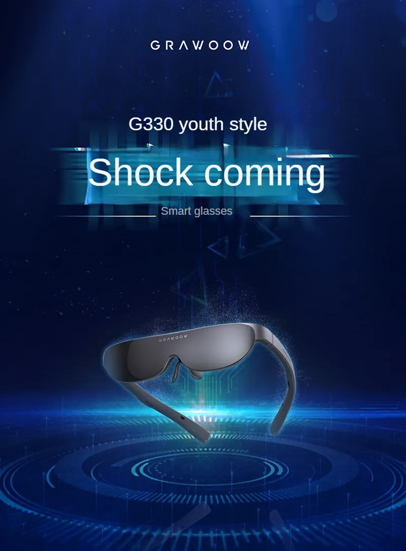 GRAWOOW G330 Smart AR Vision Express Glasses HD Movie