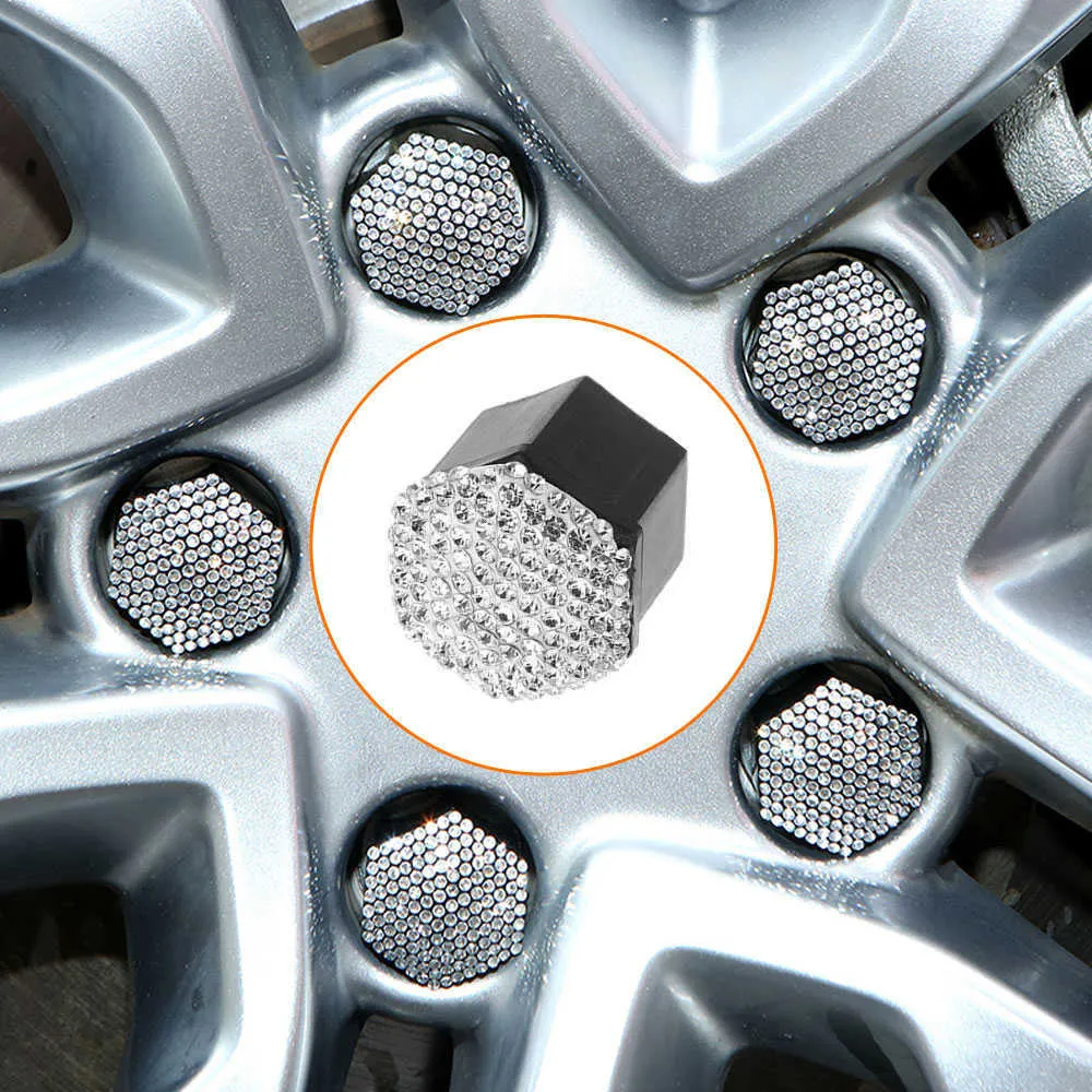 20 X 17 Mm Wheel Nut Covers Car Wheel Auto Hub Screw Protection Anti-Theft Cover Wheel Nut Cover [Black], Wheel Cover - View #8