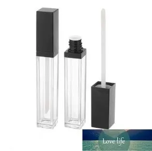 Tube de brillant à lèvres classique vide 5ML contenant de brillant à lèvres maquillage contenant d'huile pour les lèvres Tubes en plastique carrés avec prix de gros