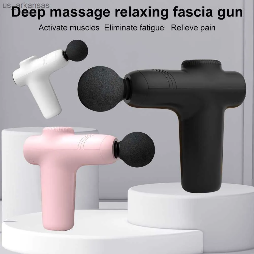 2023 Massage Gun Mini Massager Gift Spier Ontspanning Body Relax Elektrische Massager met Draagbare Tas Therapie Pistool Fitness L230523