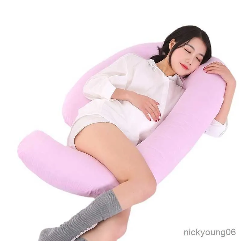 Подушки для беременных u-образные стирки для спящего спящего дремота