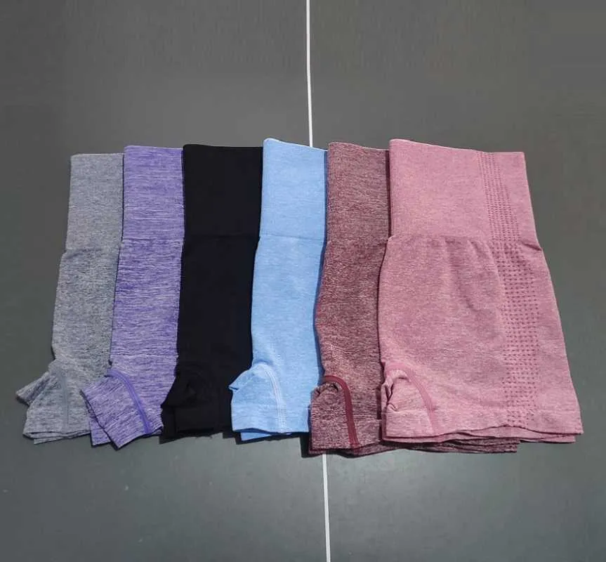 Pantaloncini da donna Nuovo stile Pantaloncini da palestra senza cuciture a vita alta pantaloncini sportivi da allenamento corti pantaloncini da allenamento J230601