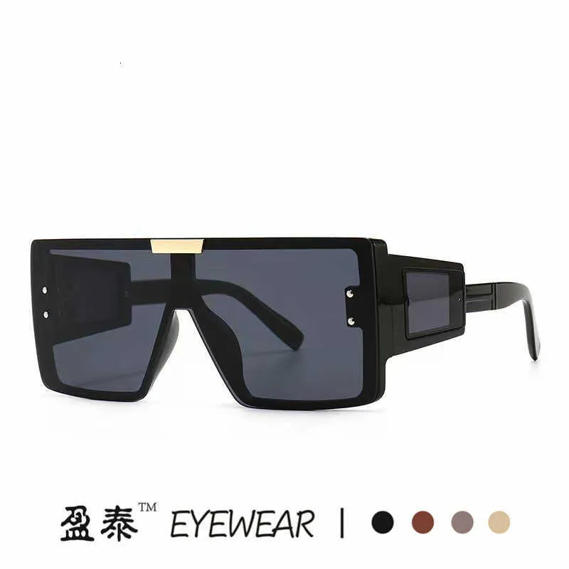 Luxury Designer Sunglasses Outlet For Men And Women Trendy One Piece With Large Frame, Widened