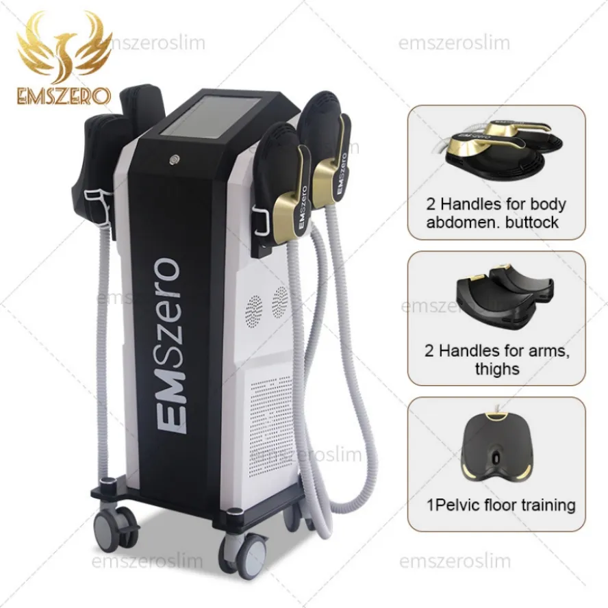 Горячие 14 Tesla 6500W DLS-EMSLIM NEO BODY Sculpting Pulming Emszer Portable Home Использование и электромагнитная скульптурная машина EMS Build