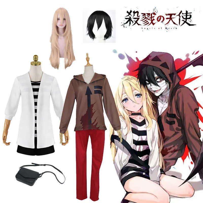 Anime wig Angels of Death Ray Rachel Gardner Hair Cosplay Costume